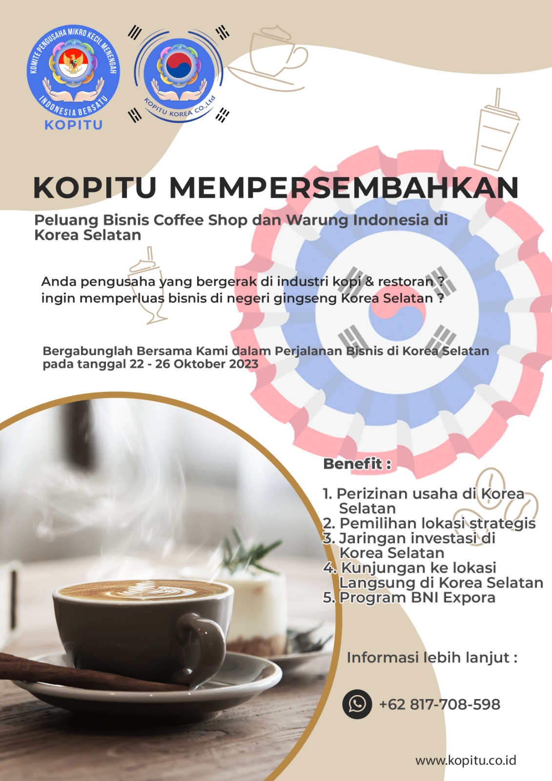 Peluang Bisnis Coffee Shop dan Warung Indonesia di Korea Selatan